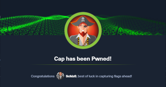 HTB - Cap Writeup